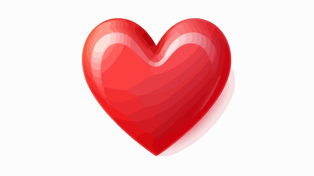 Heart Icon Cartoon Vector Illustration