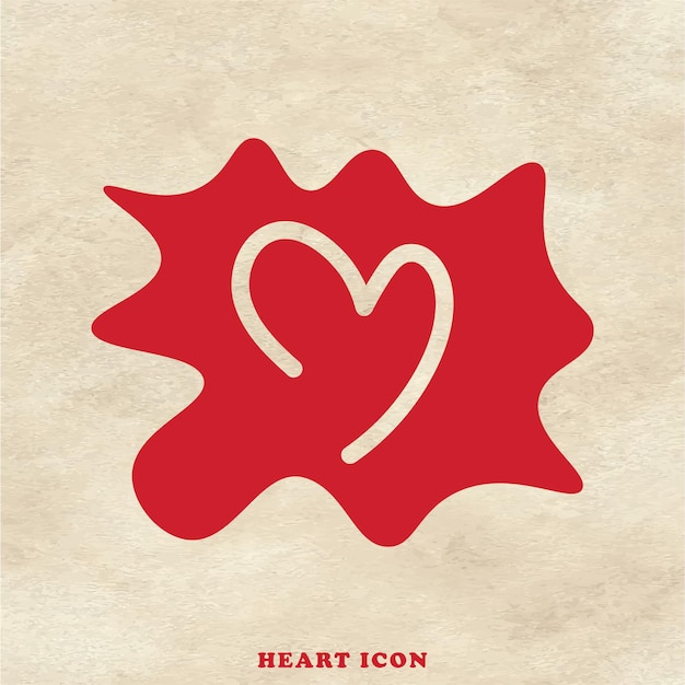 Heart Icon design for web templates