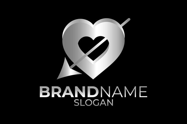 Vector heart logo design vector heart or love design