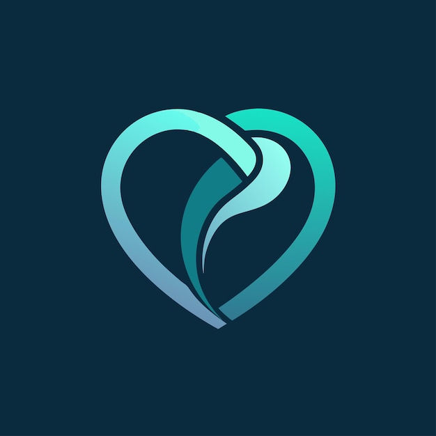 heart logo icon vector file