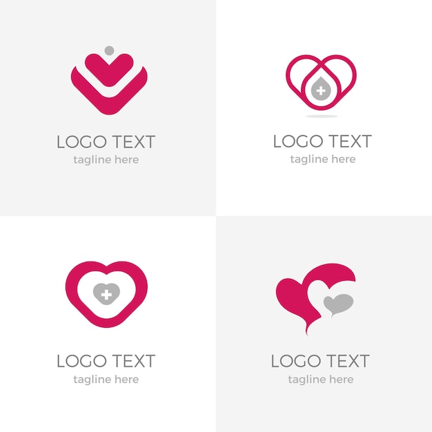 Heart Premium Logo Set