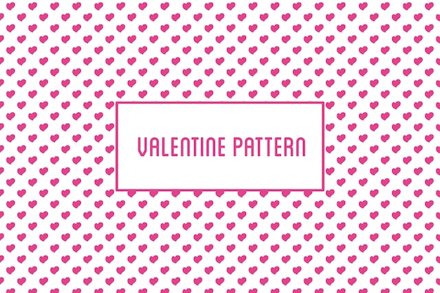 heart seamless pattern. St Valentine design of hearts hand drawn art icons.