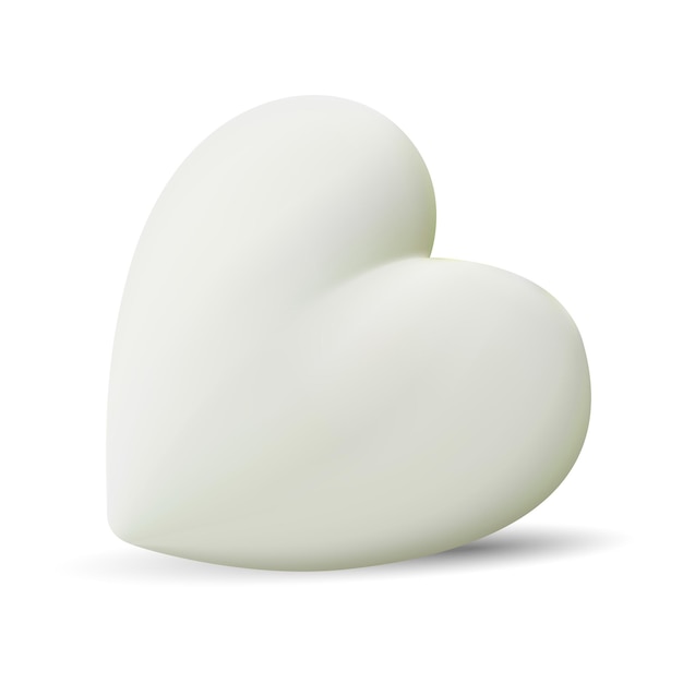 Heart shape soap bar Piece of antibacterial soap solid toilet detergent realistic hygienic toilet