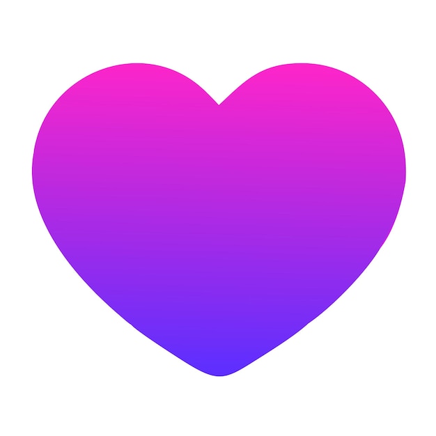 Vector a heart with a purple heart that says  love  on the bottom