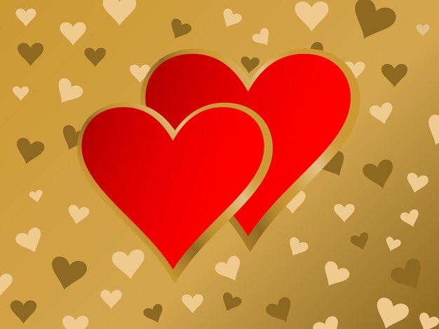 Vector hearts 3