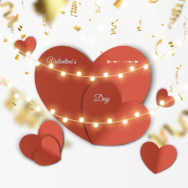 Hearts are isolated on a white, transparent background.