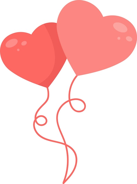 Hearts Balloon Icon