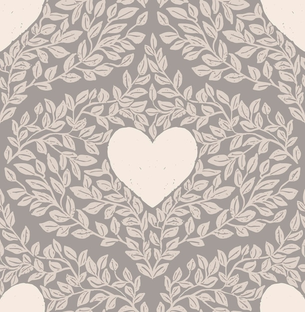 Hearts motif pattern