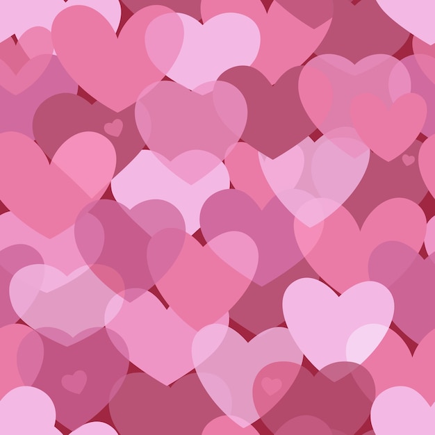 Hearts seamless pattern Baby print 14 february Valentine backdrop