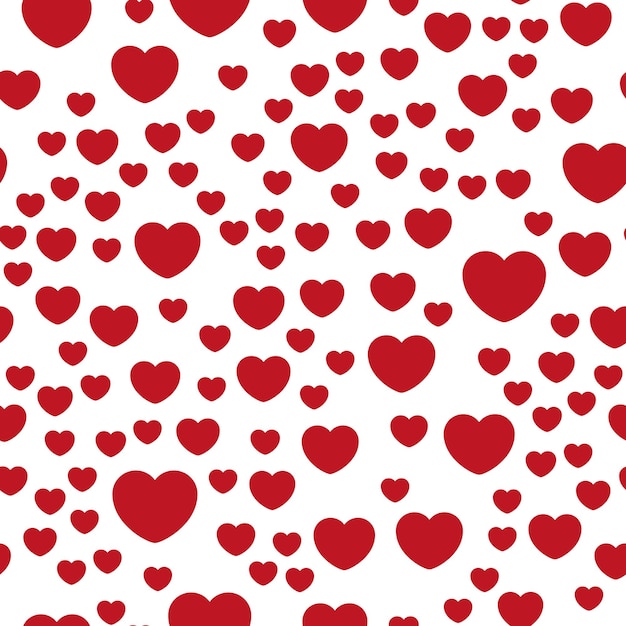 Hearts Seamless Pattern