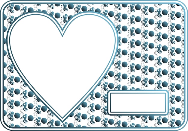 A heartshaped Tosca blue greeting card can be used for birthday greetings or anything else