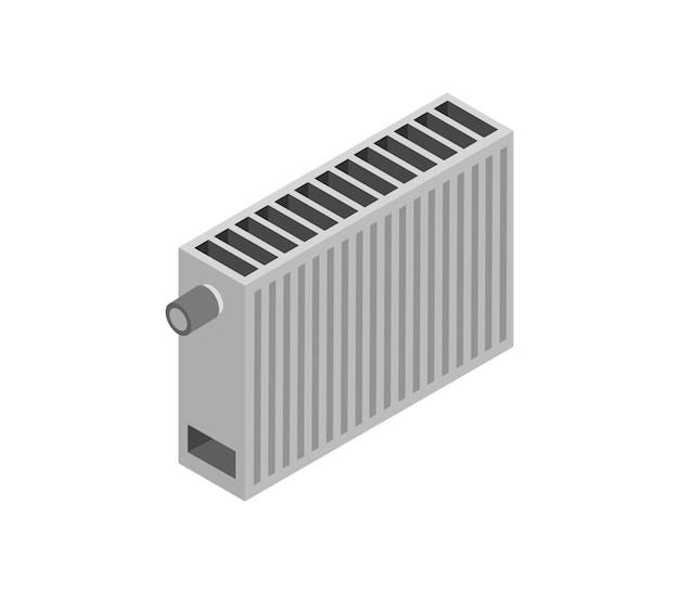 Heating battery isometric