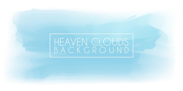 Heaven Couds Vector Illustration Background