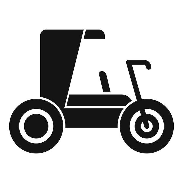 Heavy duty all terrain vehicle with big wheels icon