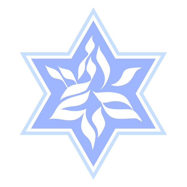 Hebrew David stars. Happy Hanukkah concept.