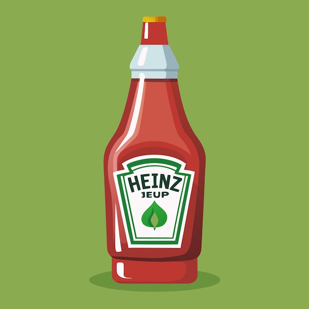 Vector heinz ketchup classic tomato ketchup sauce