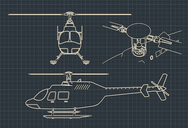 Helicopter Drawings