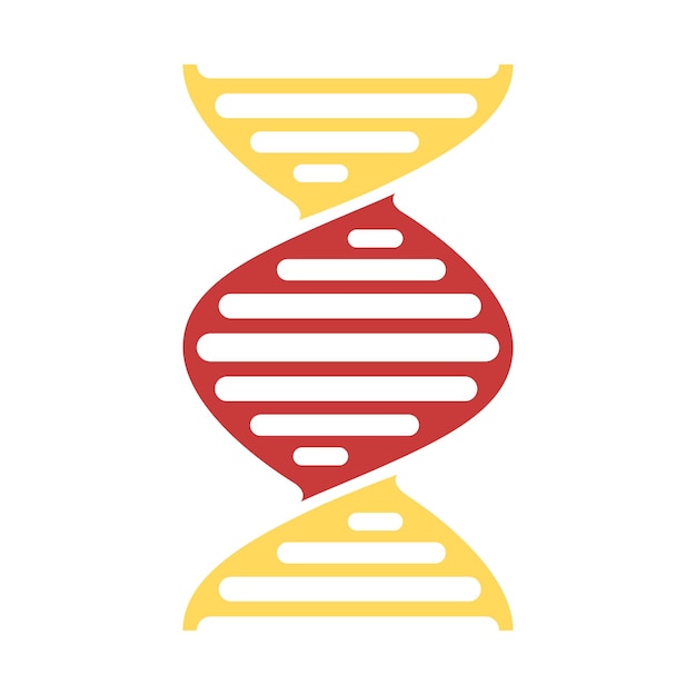 Helix gene DNA structure vector genetic code icon