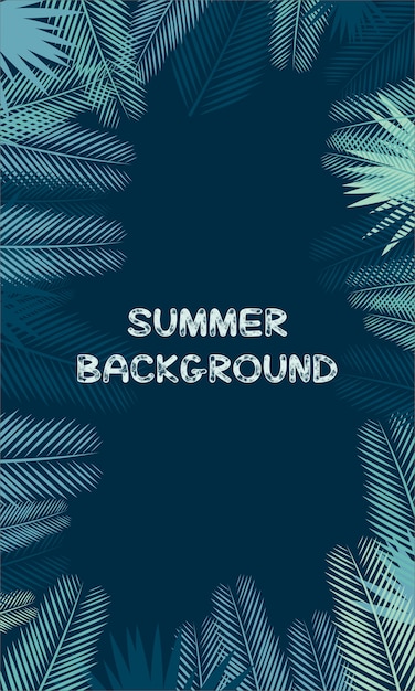 Hello summer background 