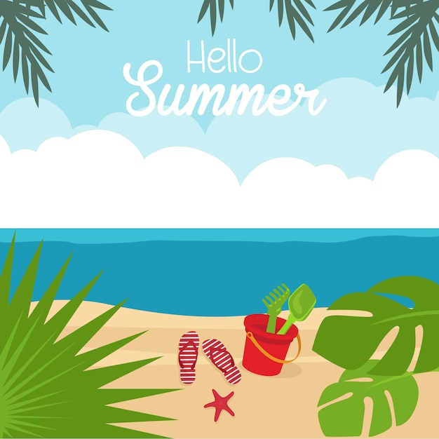 hello summer poster