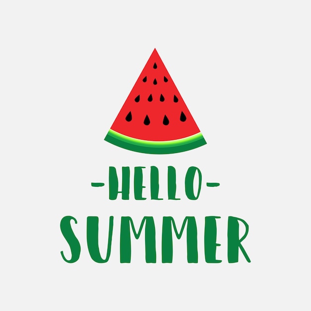 Hello Summer with Fresh Watermelon