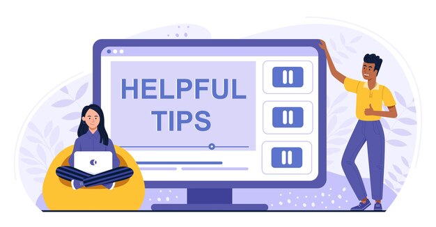 Helpful tips in laptop