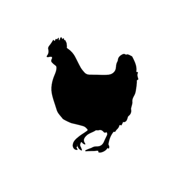 Hen silhouette