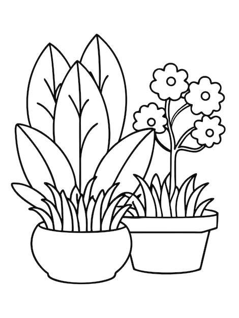 Vector herb gardens coloring pages fresh and detailed designs for garden enthusiasts