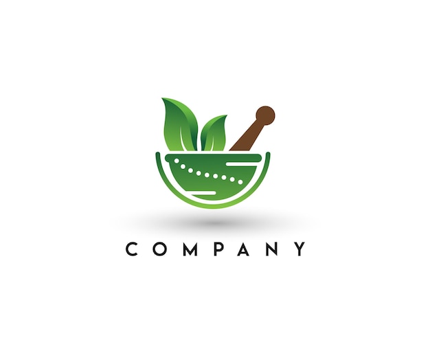 Herbal med logo beauty industry logo