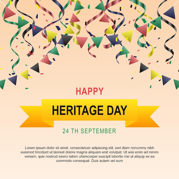 Heritage Day background