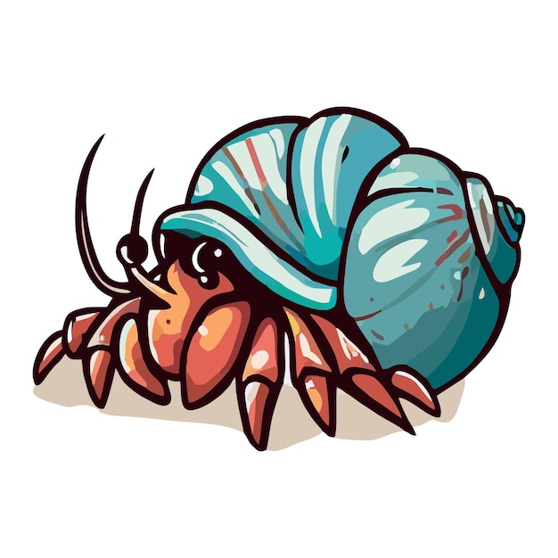 Hermit crab vector 14