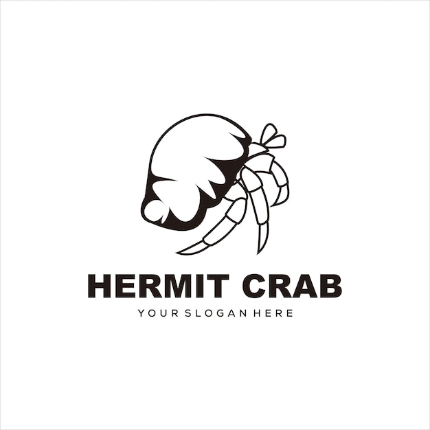 hermit silhouette logo