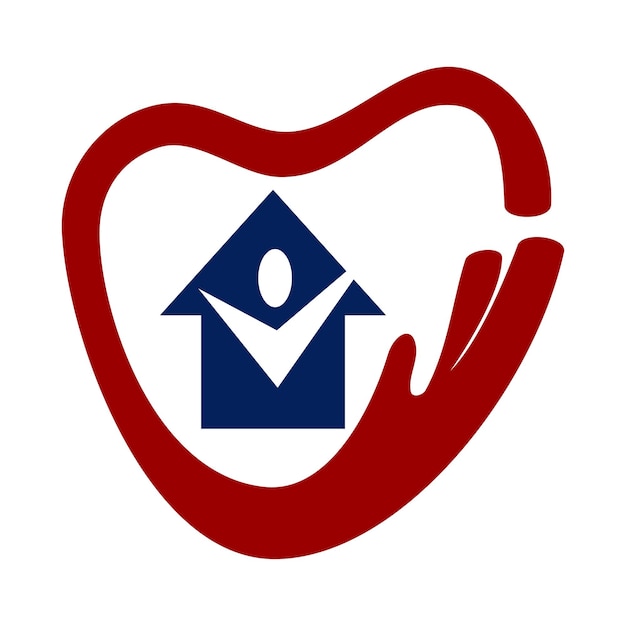 Hero Housing foundation logo Icon Illustration Brand Identity