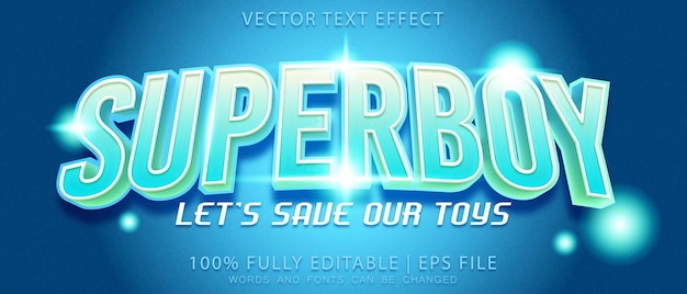 Heroes Editable Text Effect