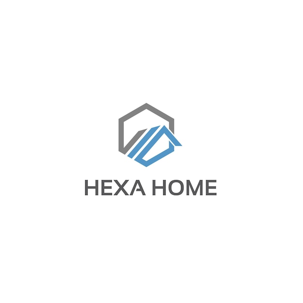 hexa home  Logo Template