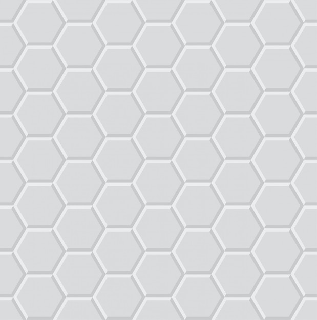 Hexagon light 3d geometric seamless pattern 