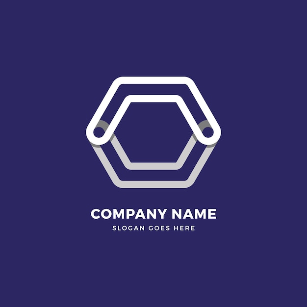 Hexagon Logo Design Template