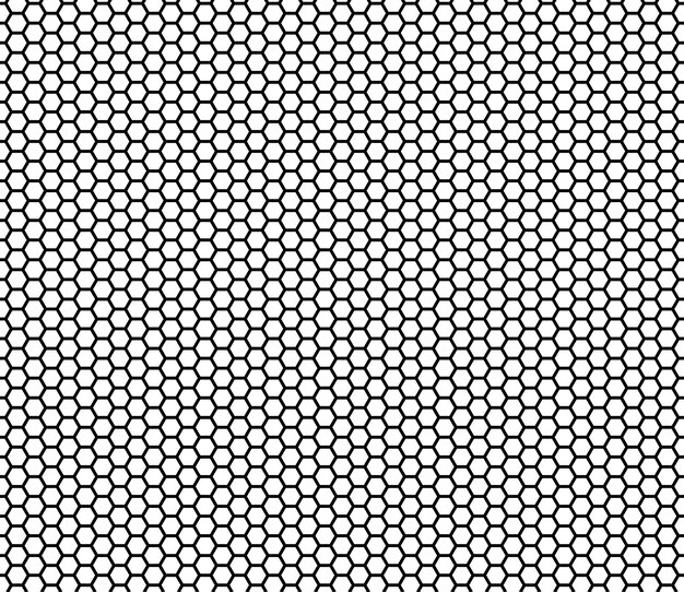 Vector hexagon mesh grid background