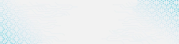 Hexagon technology background with soft circuit board hitech digital data connection system