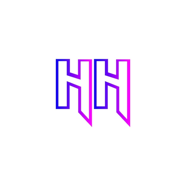 hh initial logo design