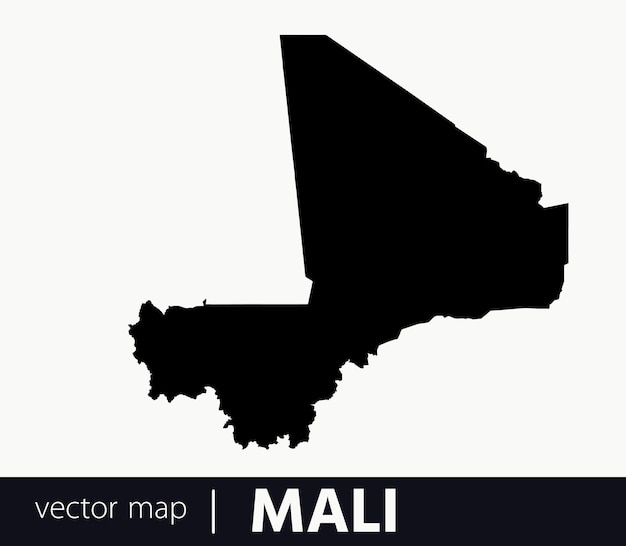 High Detailed Vector Map Mali