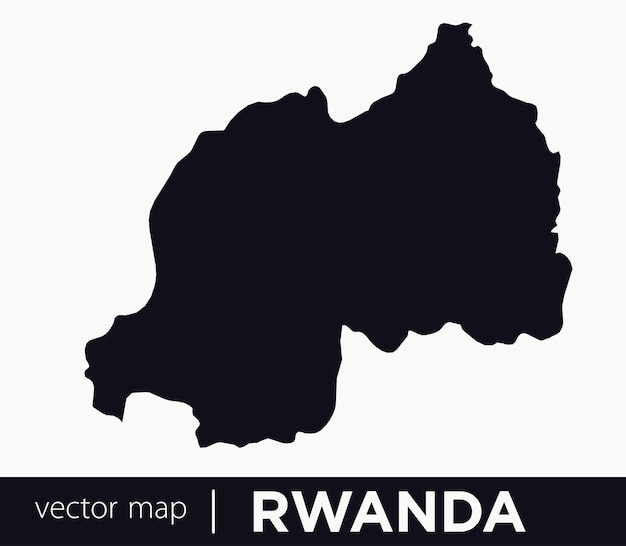 High Detailed Vector Map Rwanda