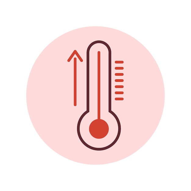 High fever thermometer. Healthcare medicine flu fever disease concept