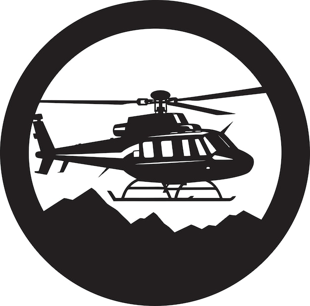 High Flying Imagination Vector Helicopter Art