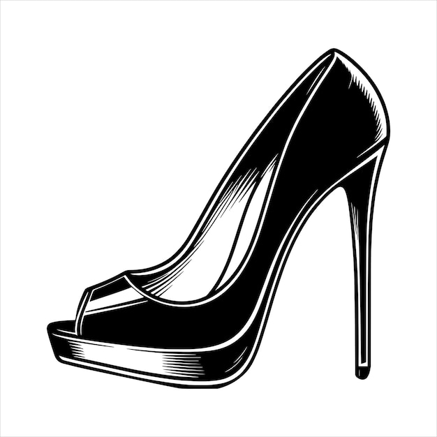 Vector high heels svg