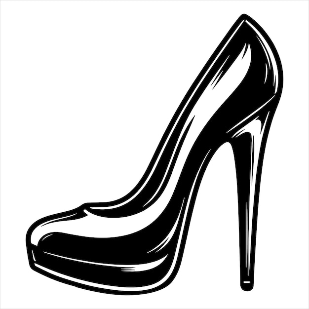 Vector high heels svg