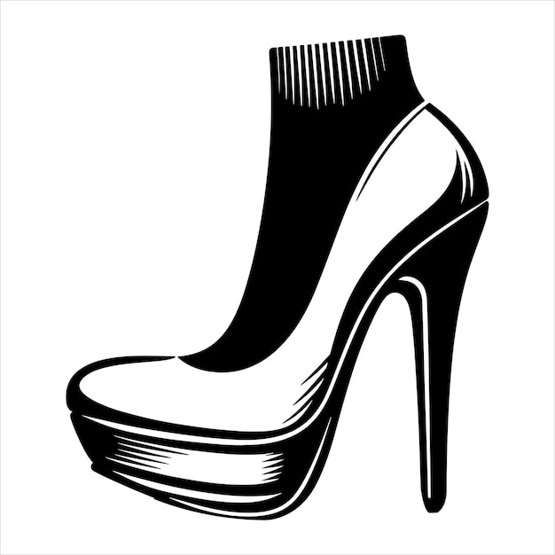 Vector high heels svg