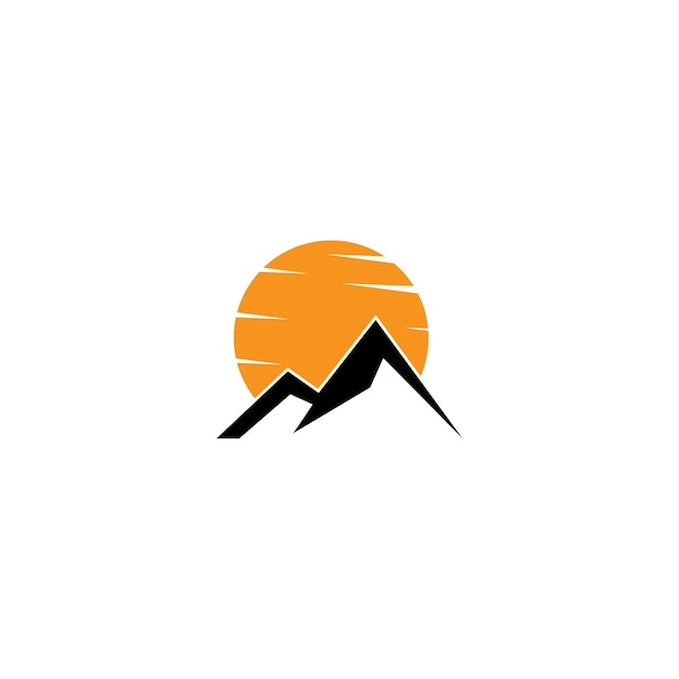 High Mountain icon Logo Business Template