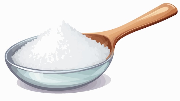 High Quality Image of Salt Spoon with Vibrant Color for Cooking Concept