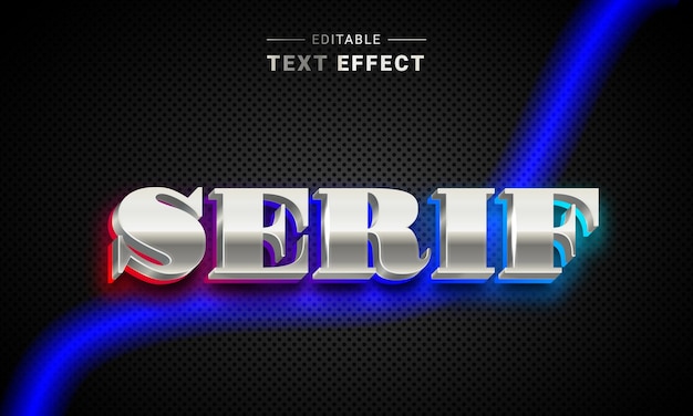 High Quality Mettalic Text Effect